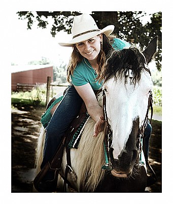 Another horsewoman