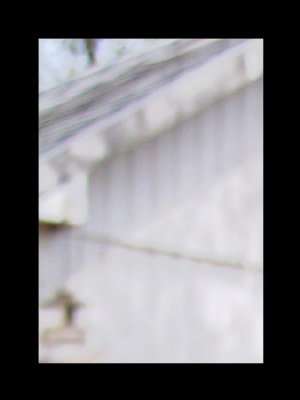 blurred roof