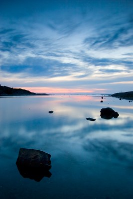 Reflected sunset