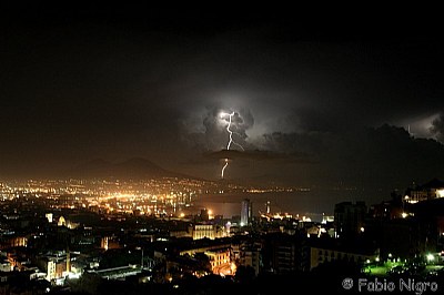 Lighting on Naples
