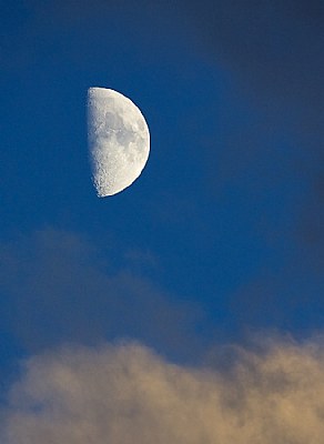 Half Moon Over the Rockies