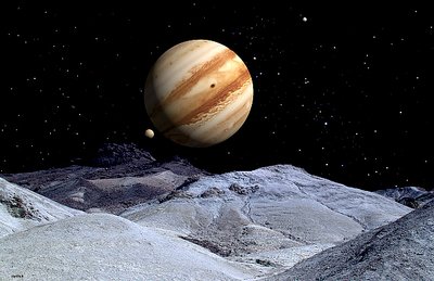 Jupiter As Seen From Europa
