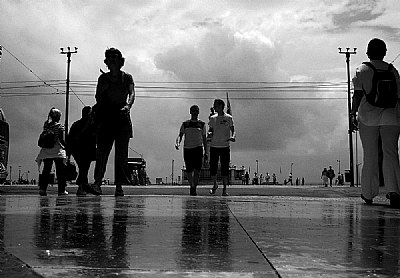 Ghosts in the rainy day