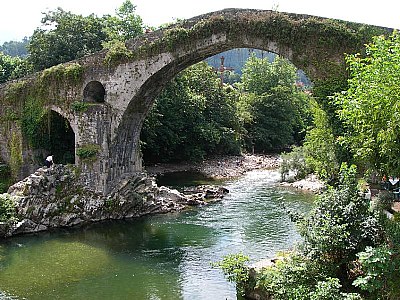 Roman Bridge.Cangas de Onis