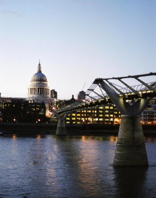 St Paul's at dusk