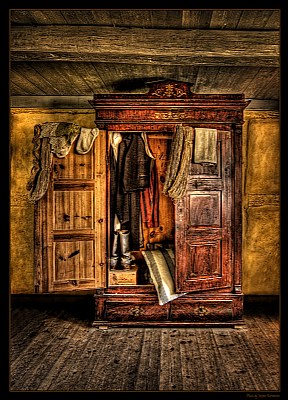Grandma's old wardrobe...