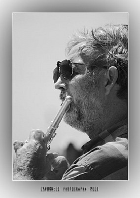 Old man and his Flute