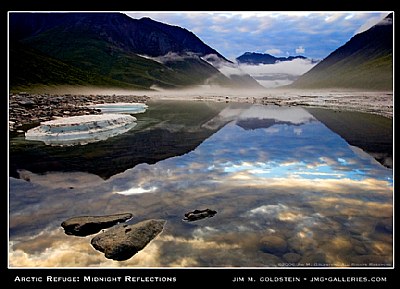 Arctic Refuge: Midnight Reflections