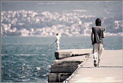 Walking by the Bosphorus