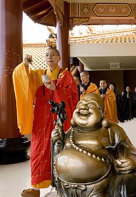 "Blessing" the Buddhist Temple