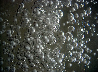 Bubbles of glass