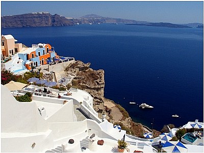 Santorini seascape