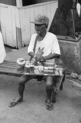 Old man and his cigarettes