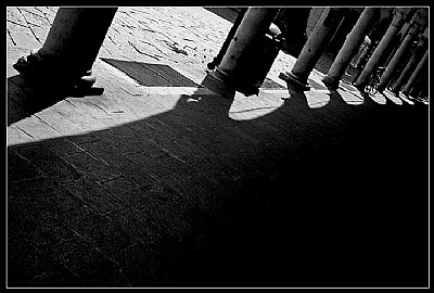 In the shadow