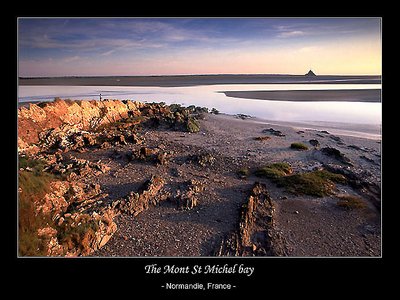 The Mont St Michel bay