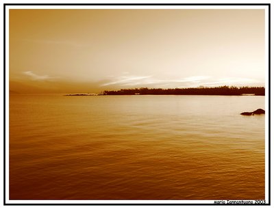 sepia sunrise