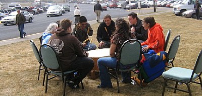 Siletz Tribal Drum Circle