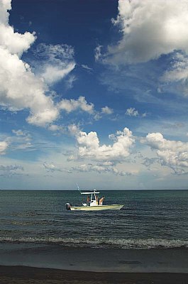 small boat, big ocean