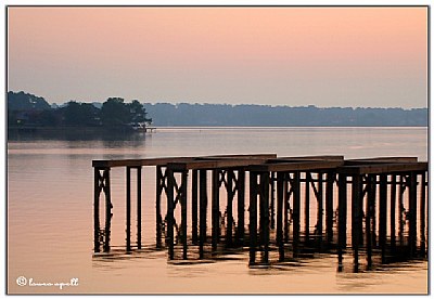Pier at dawn