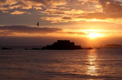 Sunset a Saint Malo 