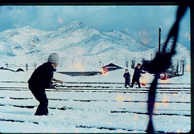 1967, Korea, Snowball Fight