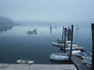 Dock in Fog