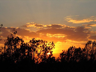 sunrise in egypt