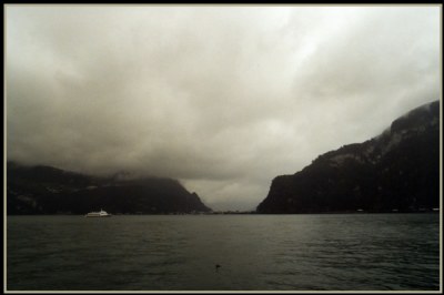 Under clouds