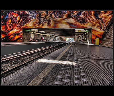 Metro in Brussels