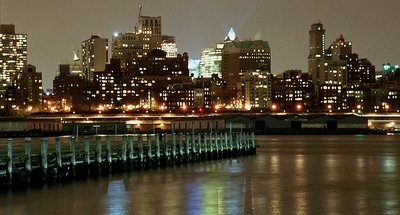 Brooklyn at night.