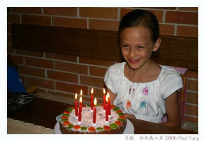 Johana 8 years!