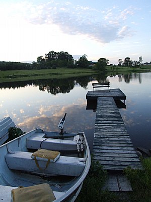 At the Farm Pond