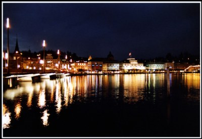 A lake of lights