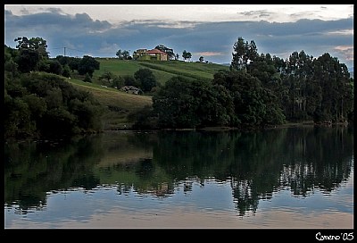 The house near the lake