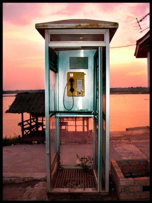 phonebox on the border