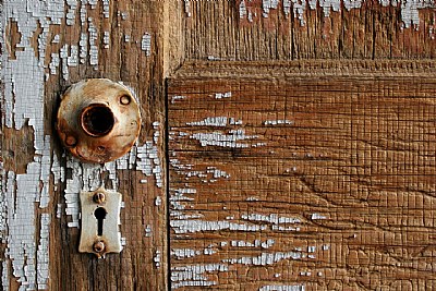 Bannack Door Detail