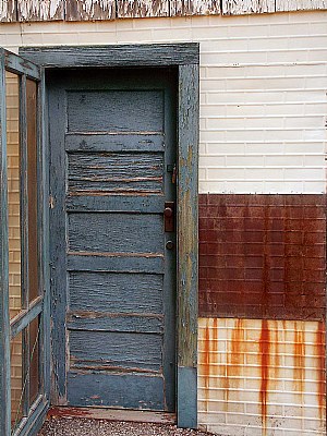 Door with rust