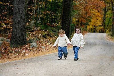 a fall walk