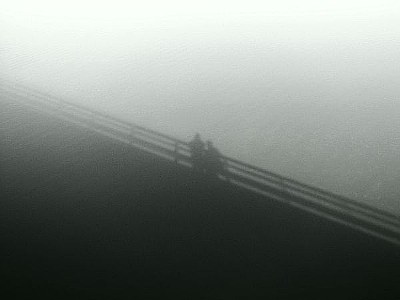 on the bridge