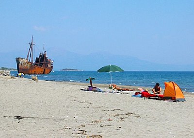 Beach in Mani