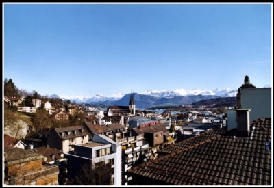 Looking the mountains