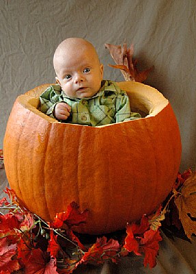 Ian's Pumpkin Pose