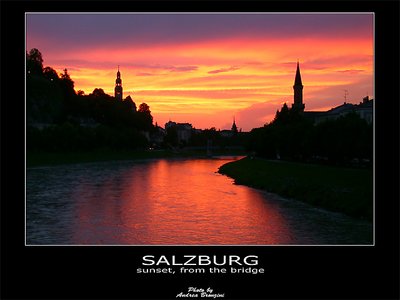 Salzburg, sunset