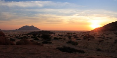 Sunset Over The Namib