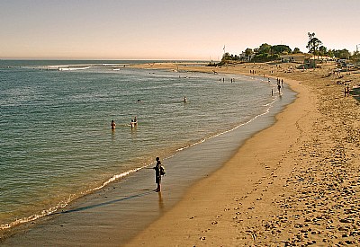 Footsteps in the sand