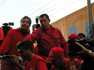President of Venezuela Hugo Rafael Chávez, in Margarita 17/11/06 