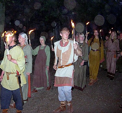 Bringing the torches