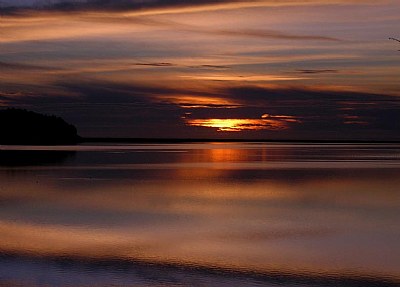 Sunset At Big Lagoon