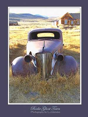 Bodie Ghost Town Old Car