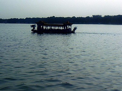 Boat in Yiheyuan Lake